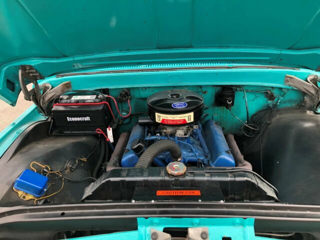 1963 Teal Ford F-100 Pick-up