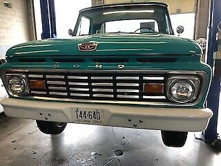 1963 Teal Ford F-100 Pick-up