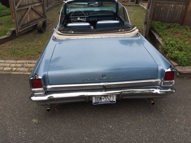 1963 Blue Oldsmobile Cutlass Convertible