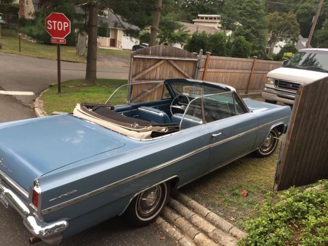 1963 Blue Oldsmobile Cutlass Convertible