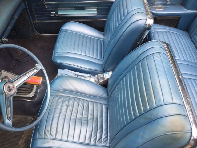 1963 Blue Oldsmobile Cutlass Convertible