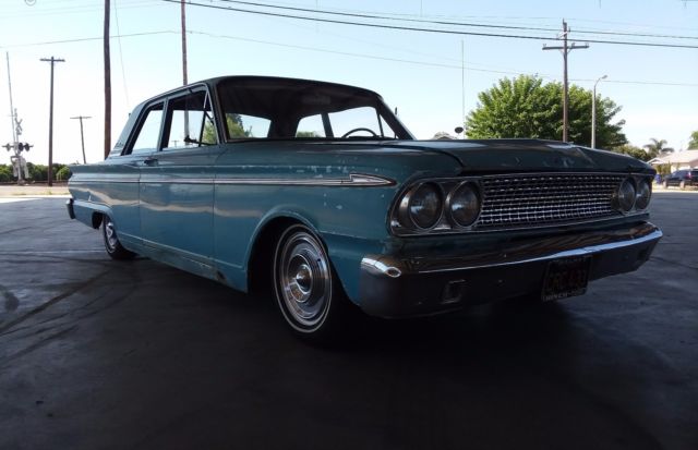 1963 Powder blue Ford Fairlane Coupe