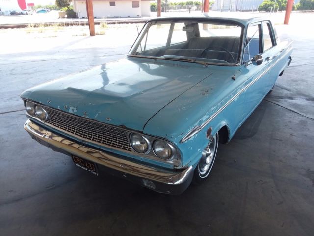 1963 Powder blue Ford Fairlane Coupe