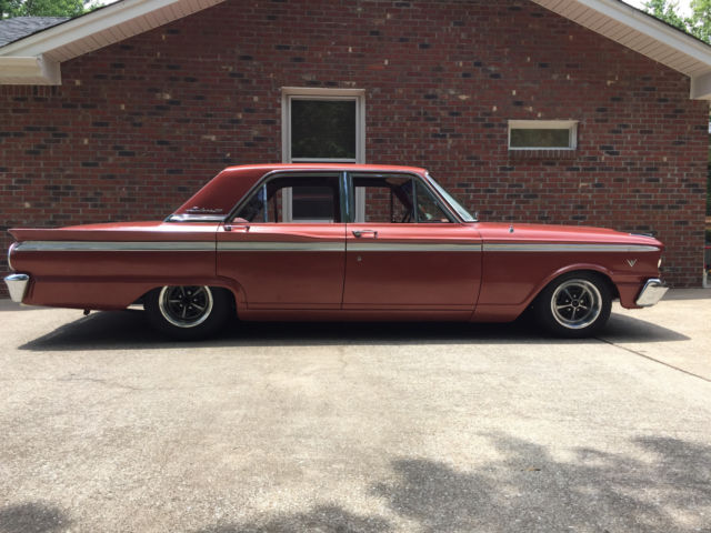 1963 Burgundy Ford Fairlane Sedan