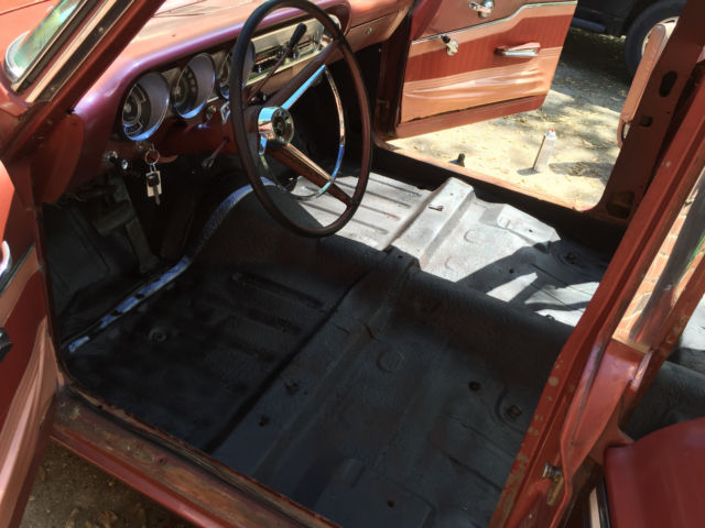 1963 Burgundy Ford Fairlane Sedan