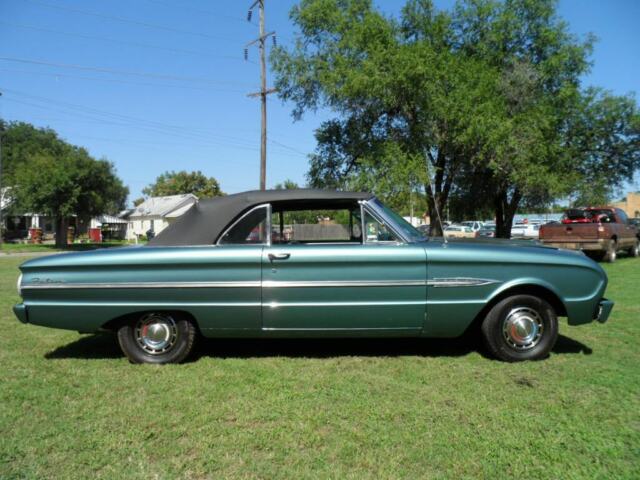 1963 Green Ford Falcon Convertible