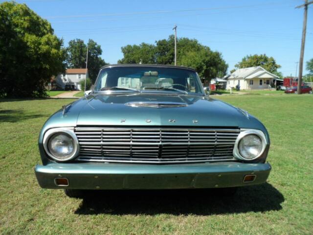 1963 Green Ford Falcon Convertible