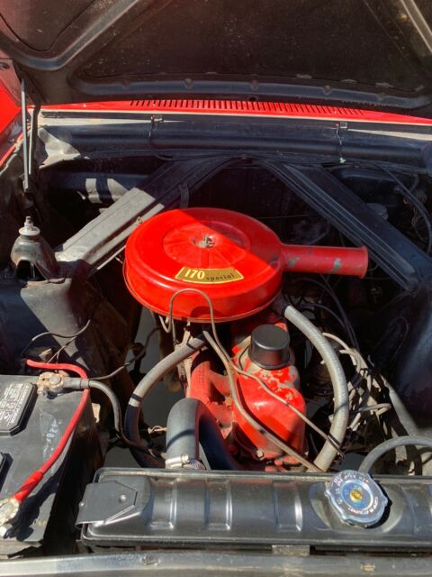 1963 Red Ford Falcon Convertible