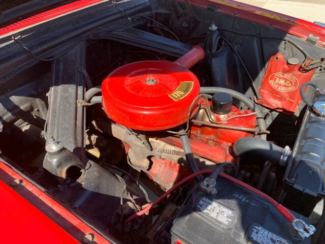 1963 Red Ford Falcon Convertible