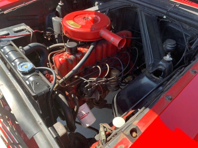 1963 Red Ford Falcon Convertible