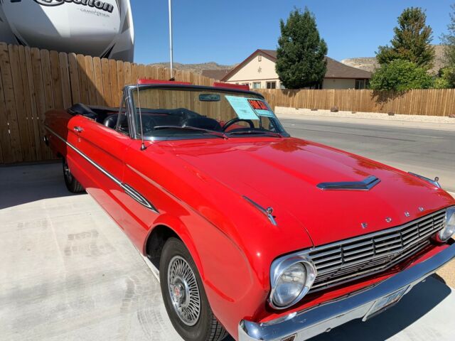 1963 Red Ford Falcon Convertible