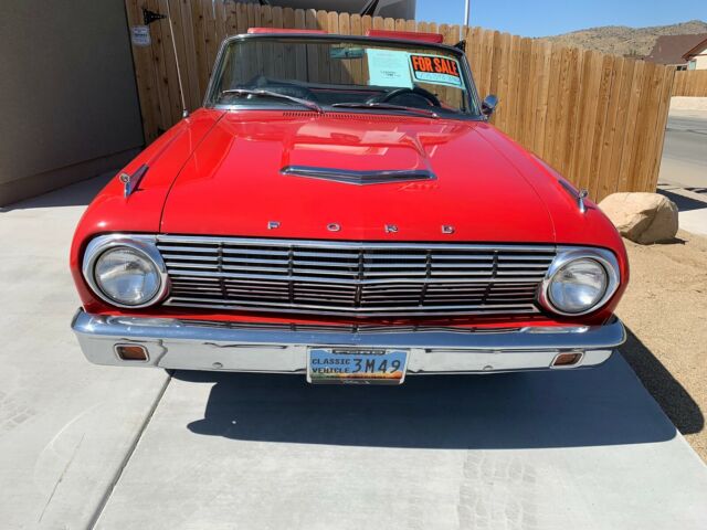 1963 Red Ford Falcon Convertible