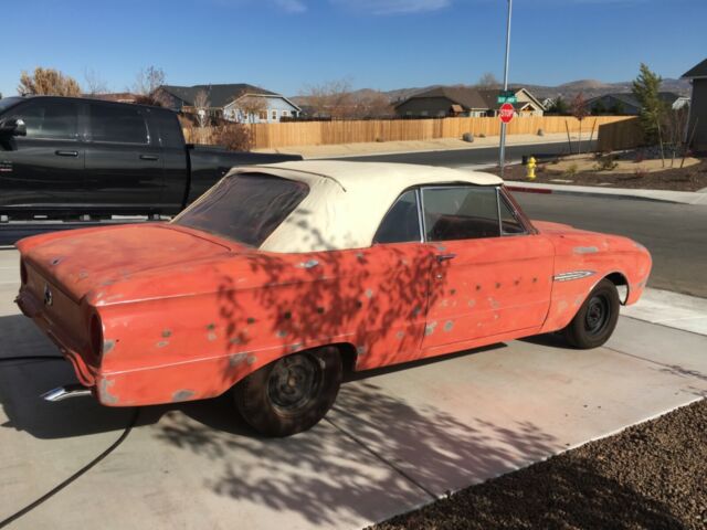 1963 Red Ford Falcon Convertible