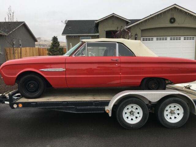 1963 Red Ford Falcon Convertible