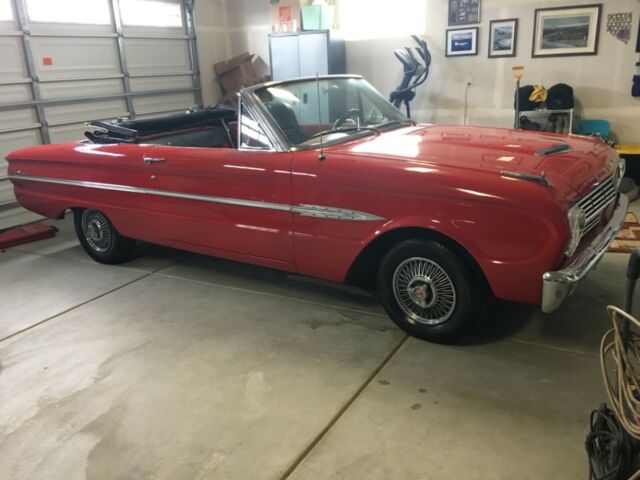 1963 Red Ford Falcon Convertible