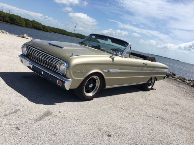 1963 Champagne Ford Falcon Convertible