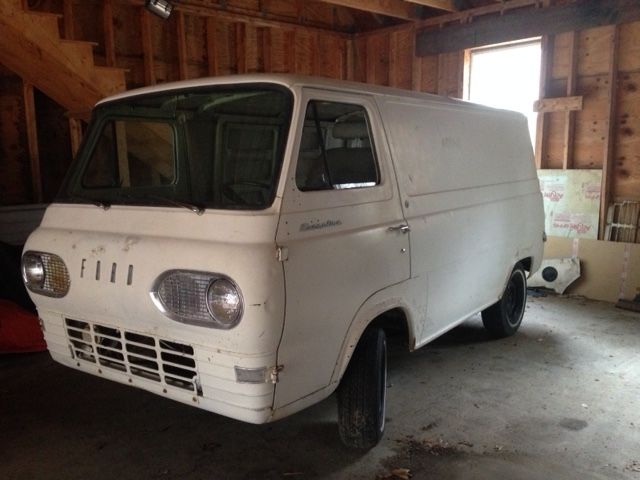 1963 White Ford E-Series Van Standard Passenger Van