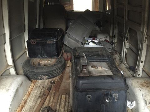 1963 White Ford E-Series Van Standard Passenger Van