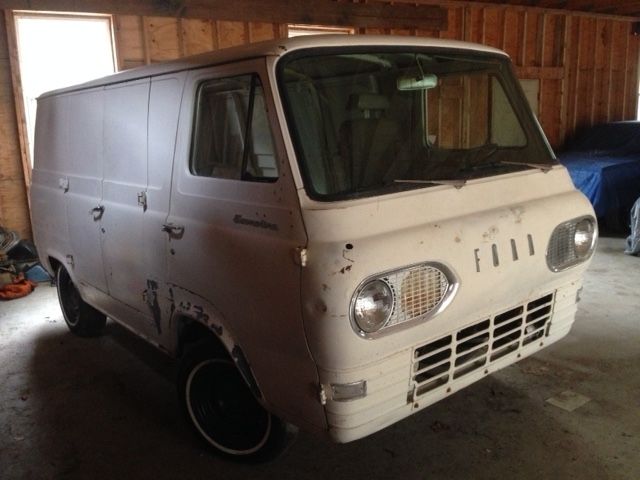 1963 White Ford E-Series Van Standard Passenger Van