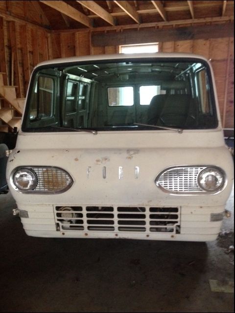1963 White Ford E-Series Van Standard Passenger Van