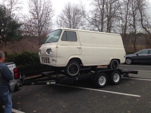 1963 White Ford E-Series Van Standard Passenger Van