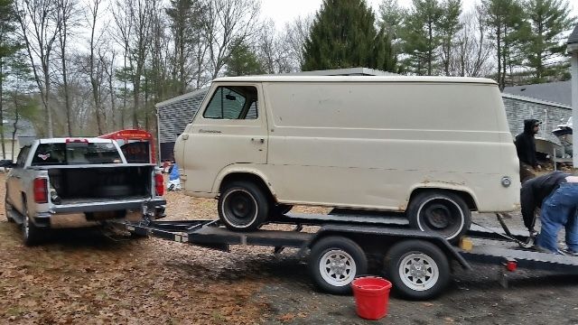 1963 White Ford E-Series Van Standard Passenger Van