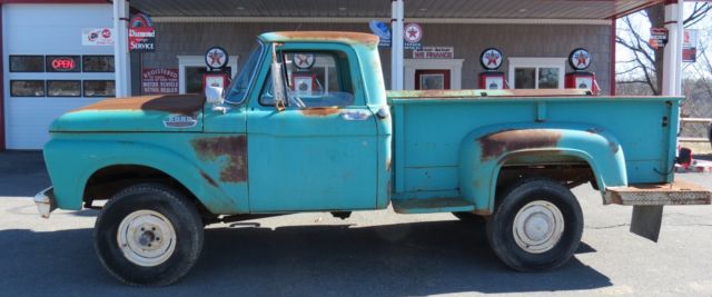 1963 Caribbean Turquoise Ford F-100 pickup