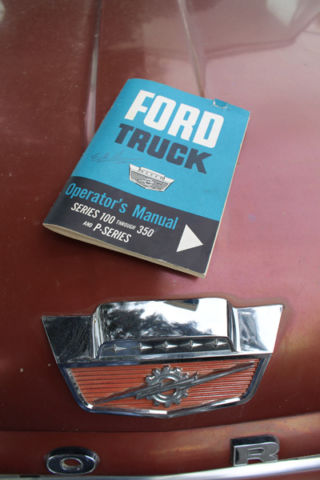 1963 Brown Ford F-100 Standard Cab Pickup