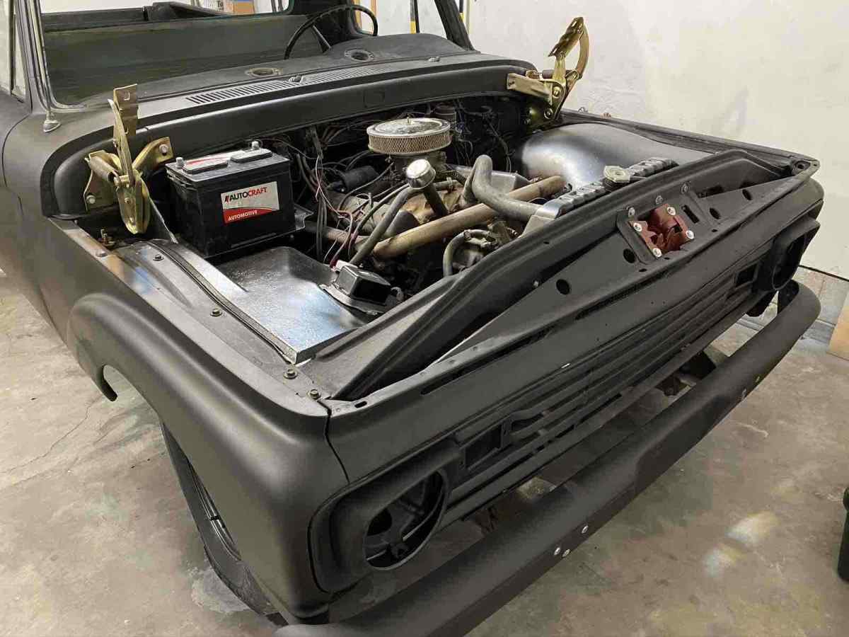 1963 Black Ford F100 Pickup