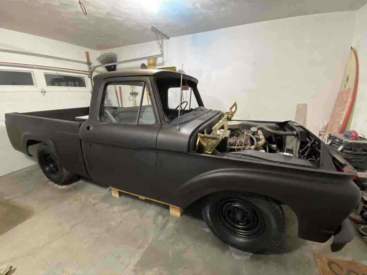 1963 Black Ford F100 Pickup