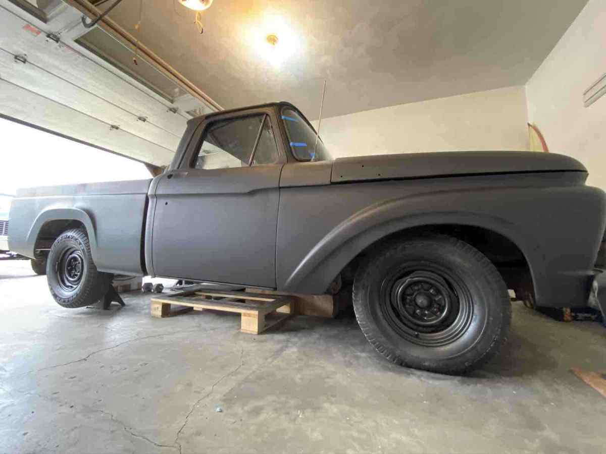 1963 Black Ford F100 Pickup