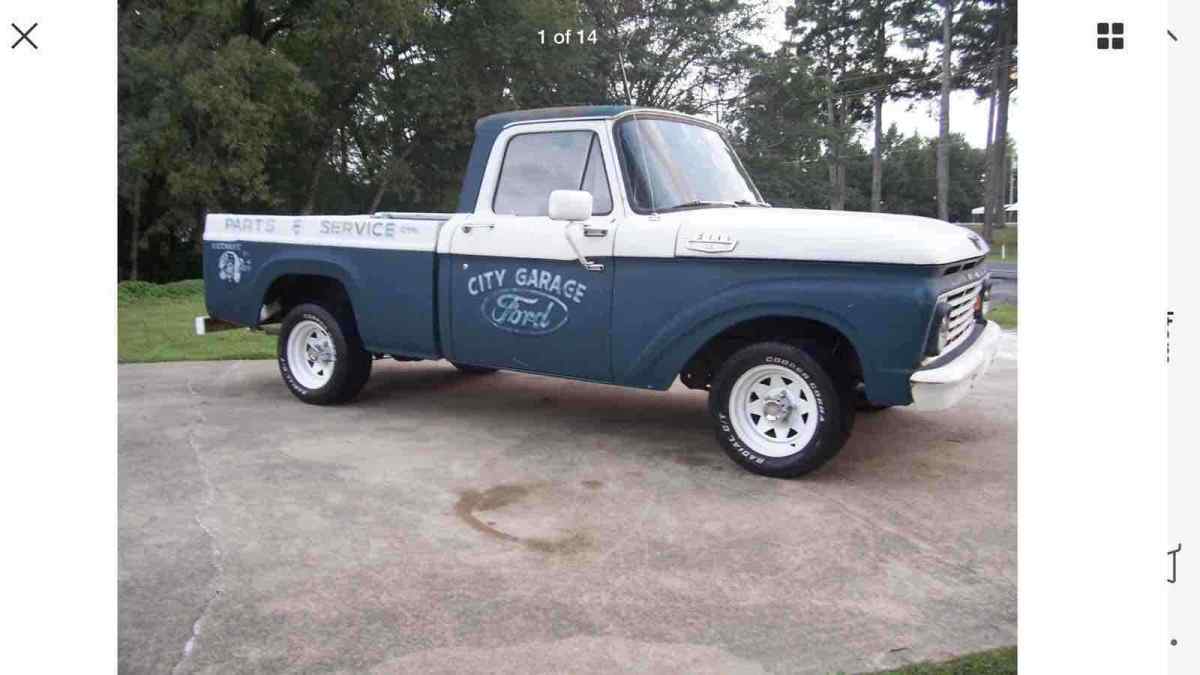 1963 Blue Ford F-100 Pickup