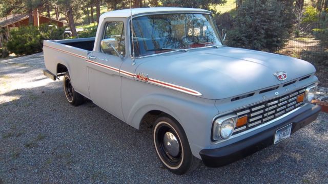 1963 primer gray Ford F-100 Pickup