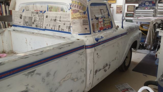 1963 primer gray Ford F-100 Pickup