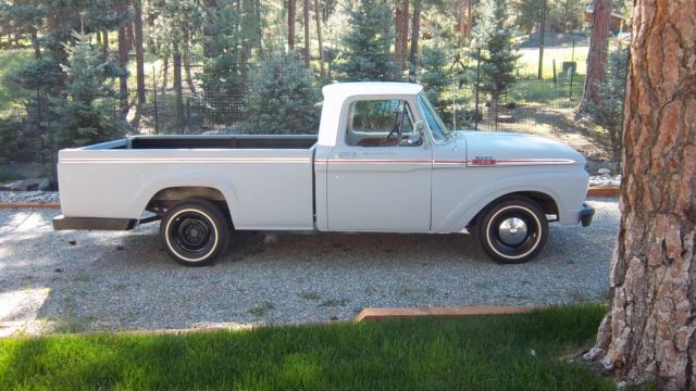 1963 primer gray Ford F-100 Pickup