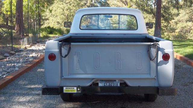 1963 primer gray Ford F-100 Pickup