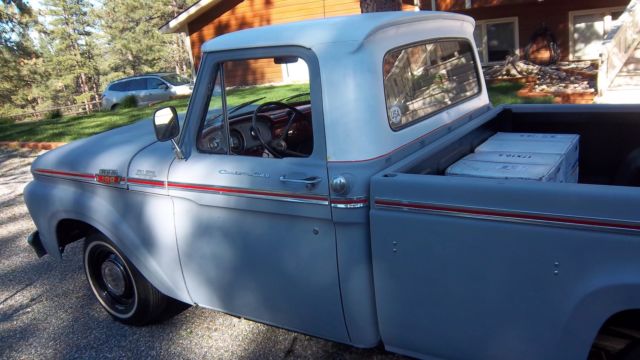 1963 primer gray Ford F-100 Pickup