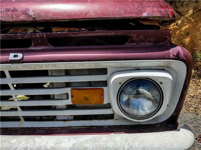 1963 Burgandy Ford F-100 Truck