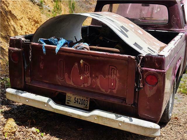 1963 Burgandy Ford F-100 Truck