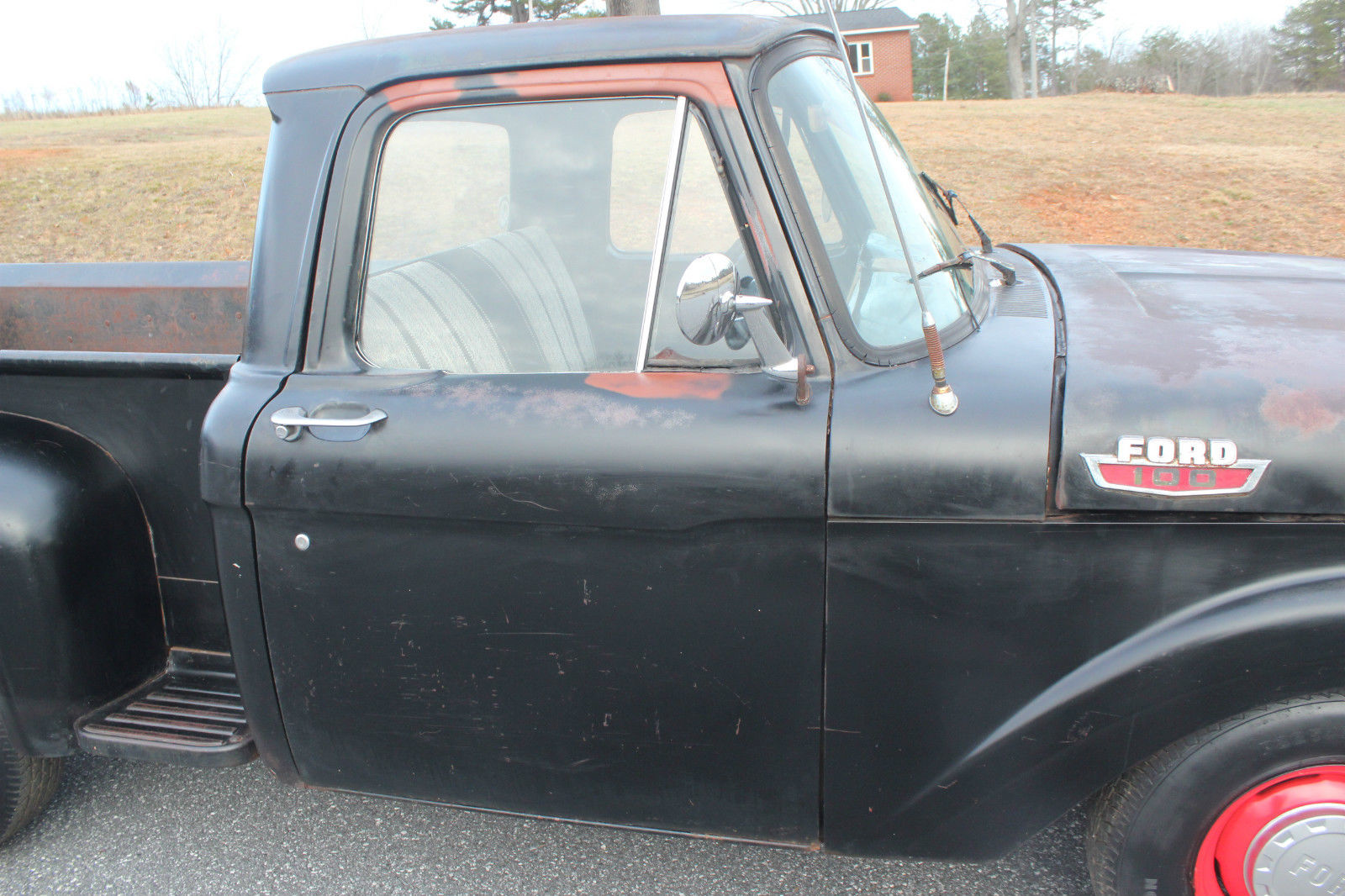 1963 Black Ford F-100 Standard Cab Pickup