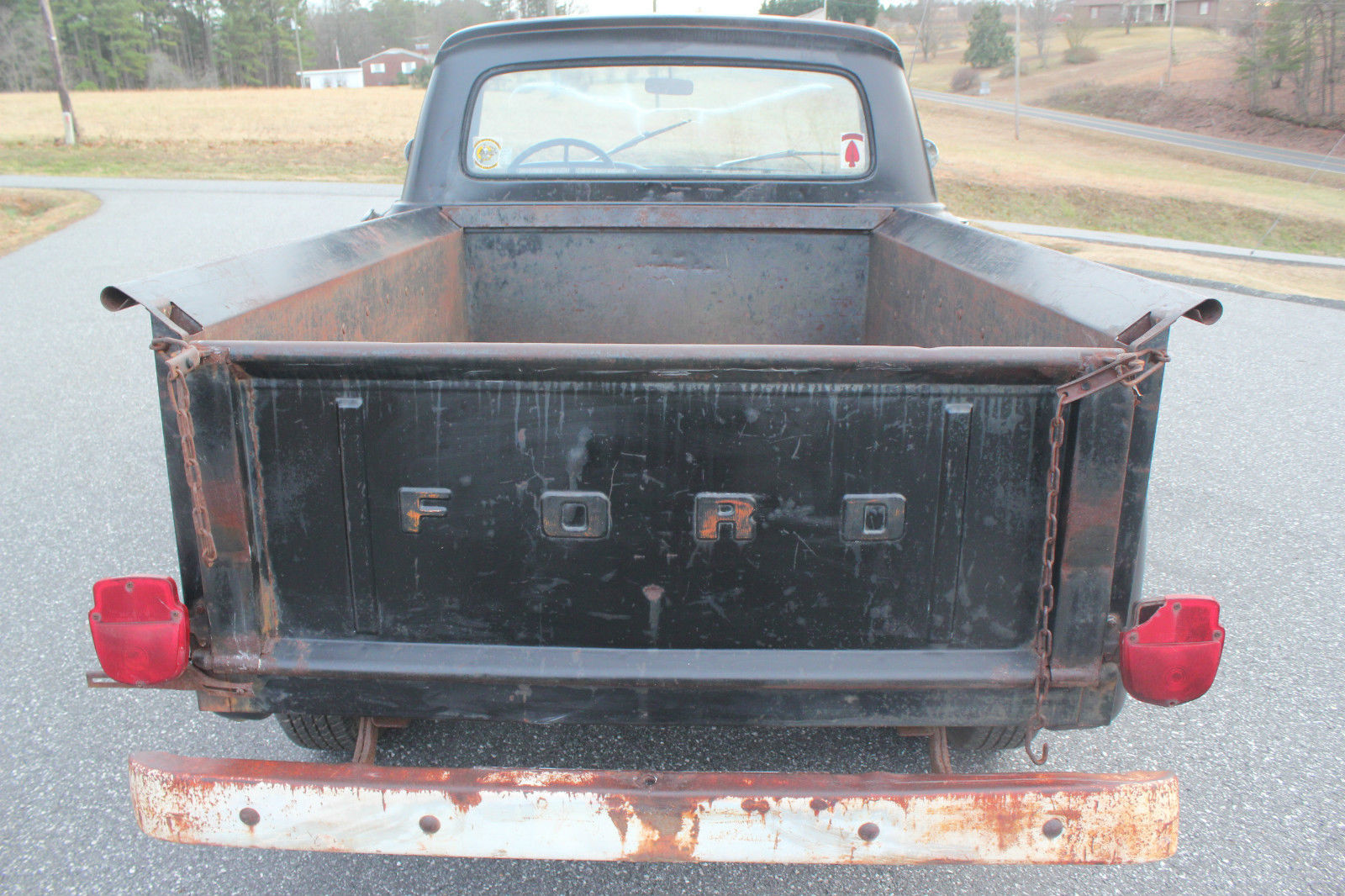 1963 Black Ford F-100 Standard Cab Pickup