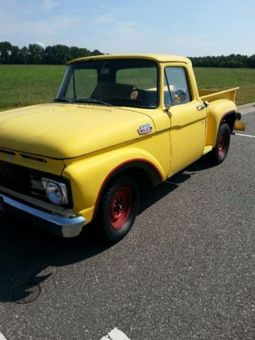 1963 Yellow, Dirt, Rust Ford F-100
