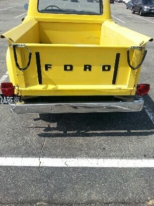 1963 Yellow, Dirt, Rust Ford F-100