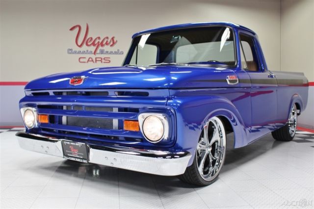1963 Blue Ford F-100 Pickup Truck