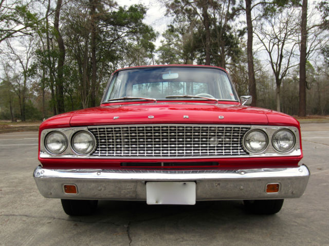 1963 Red Ford Fairlane U/K