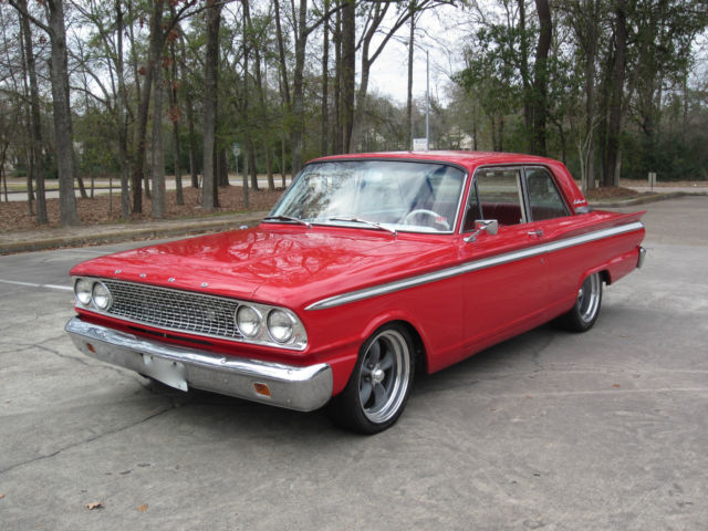 1963 Red Ford Fairlane U/K