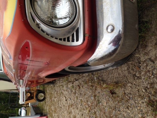 1963 Red Ford Fairlane Coupe