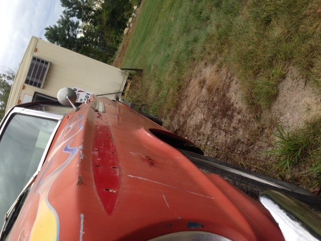 1963 Red Ford Fairlane Coupe