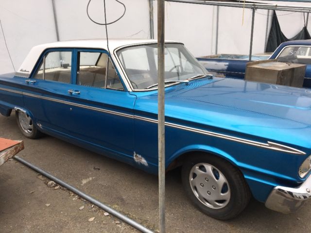 1963 Blue Ford Fairlane Sedan