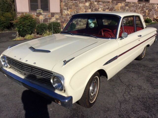 1963 White Ford Falcon Sedan